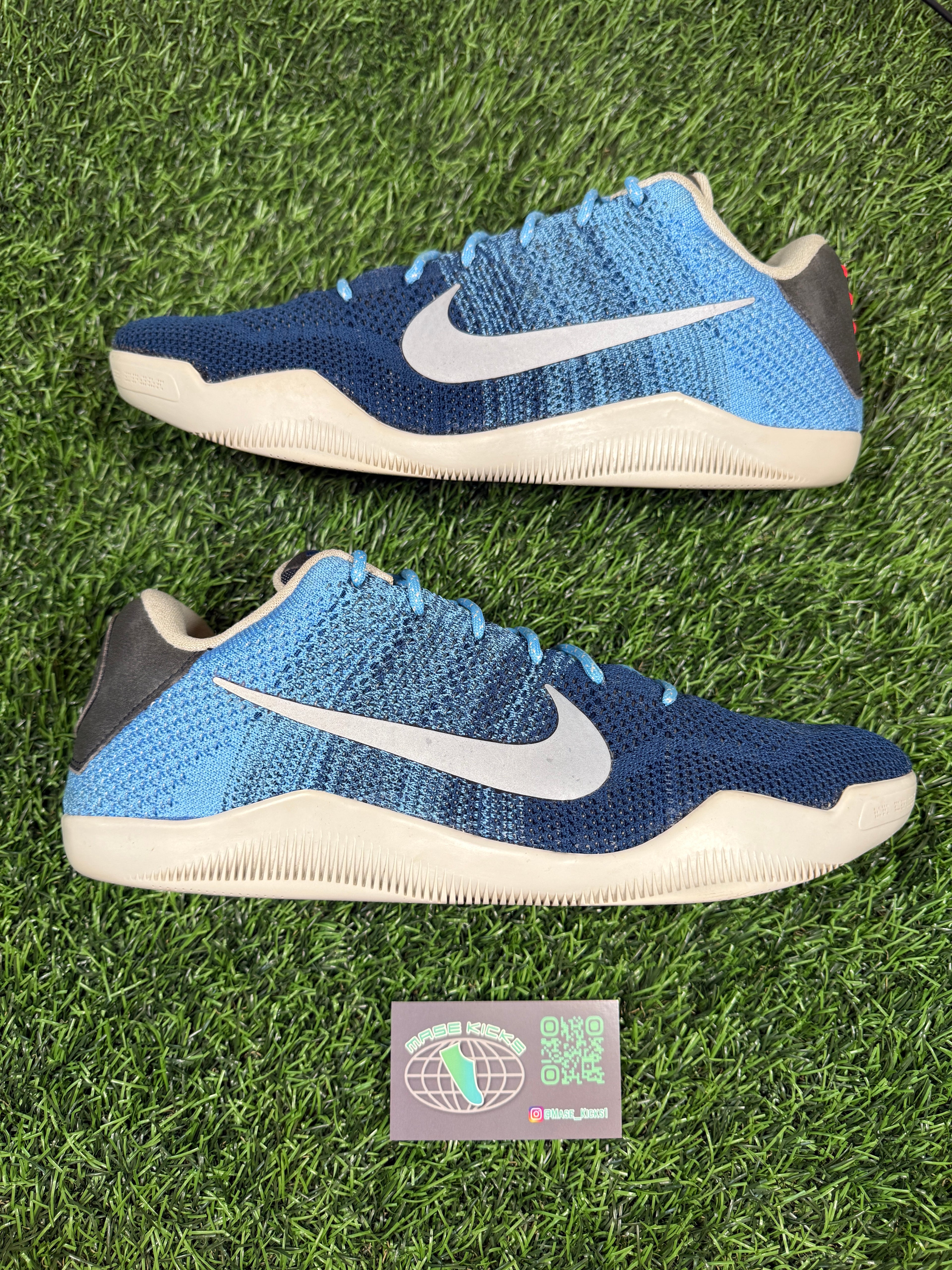 Kobe 11 “Brave Blue” (Size 12)-Mase Kicks
