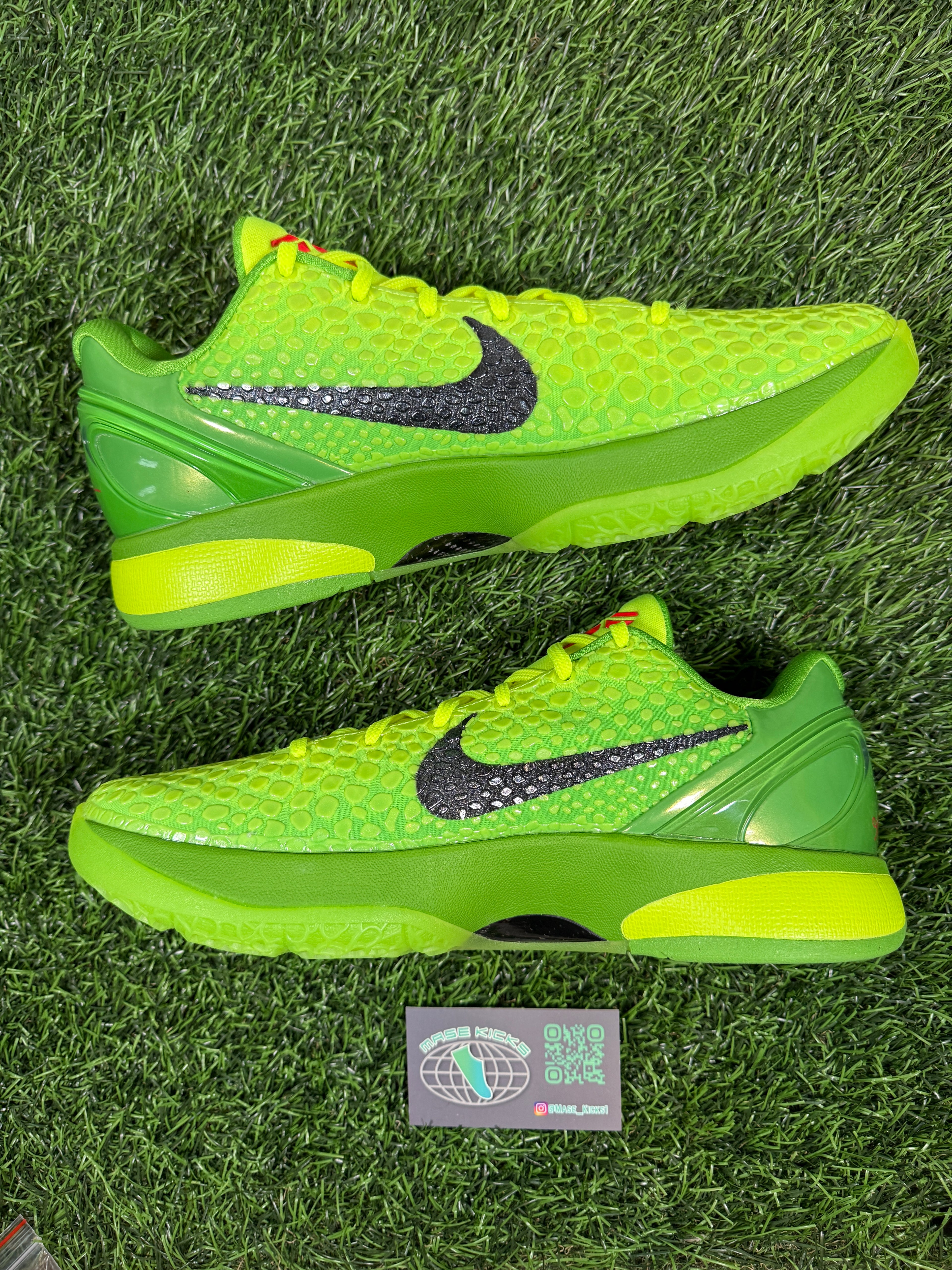 Kobe 6 “Grinch” (Size 10)-Mase Kicks