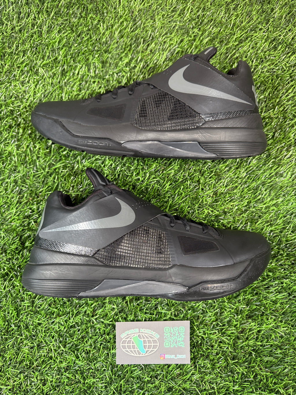 KD 4 “BlackOut” (Size 8.5)-Mase Kicks