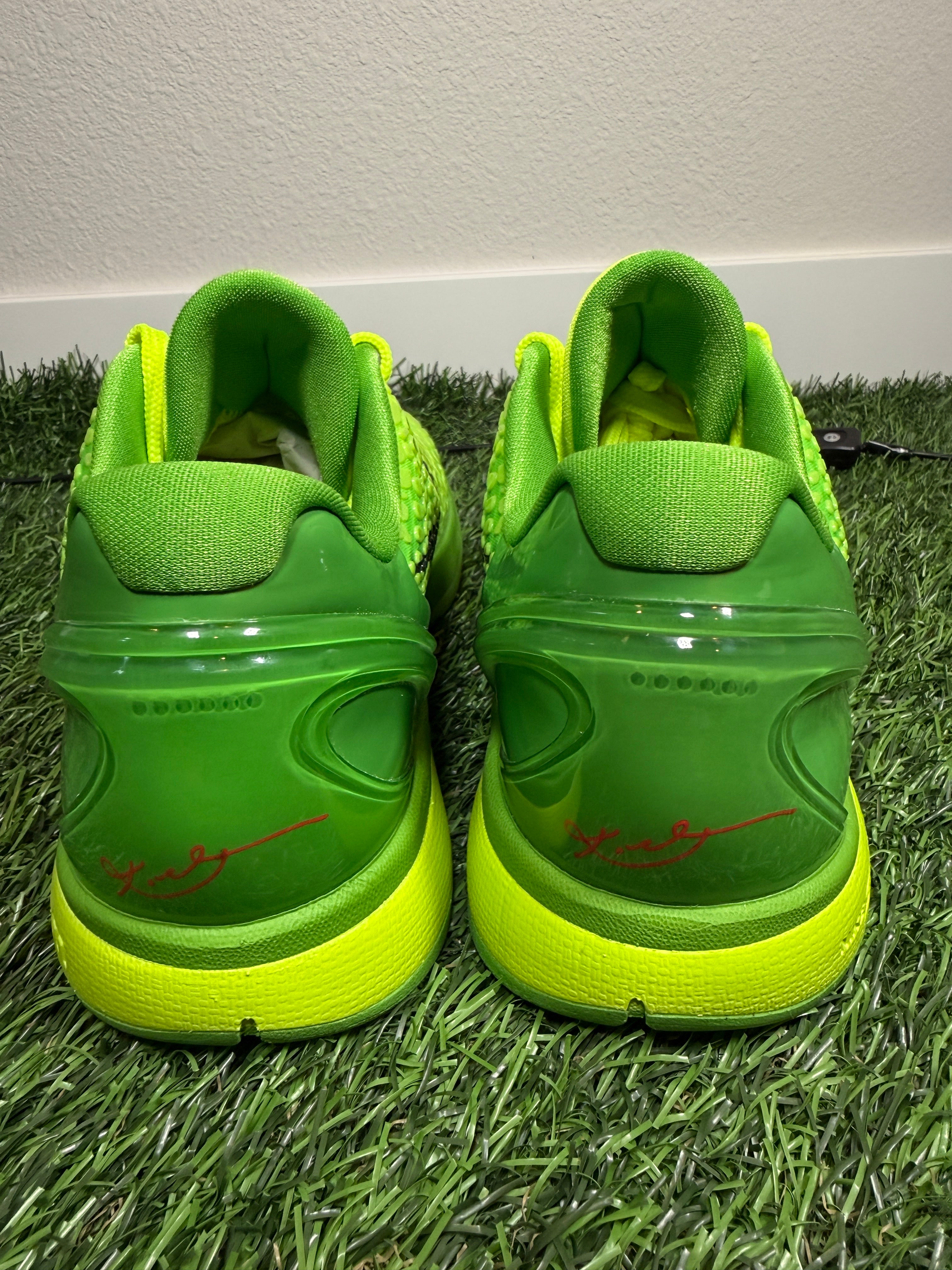 Kobe 6 “Grinch” (Size 10)-Mase Kicks