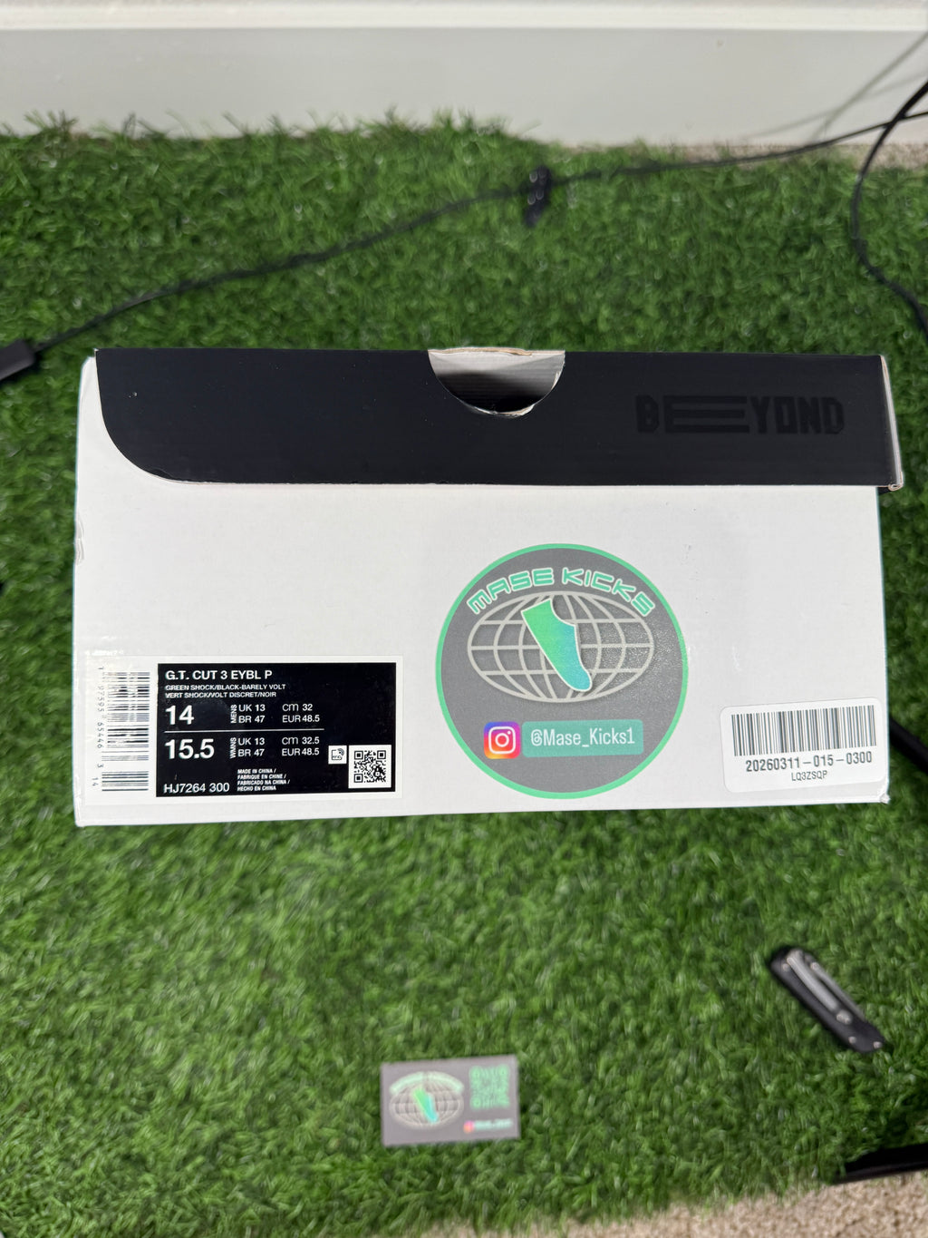 GT Cut 3 “EYBL” (Size 14)