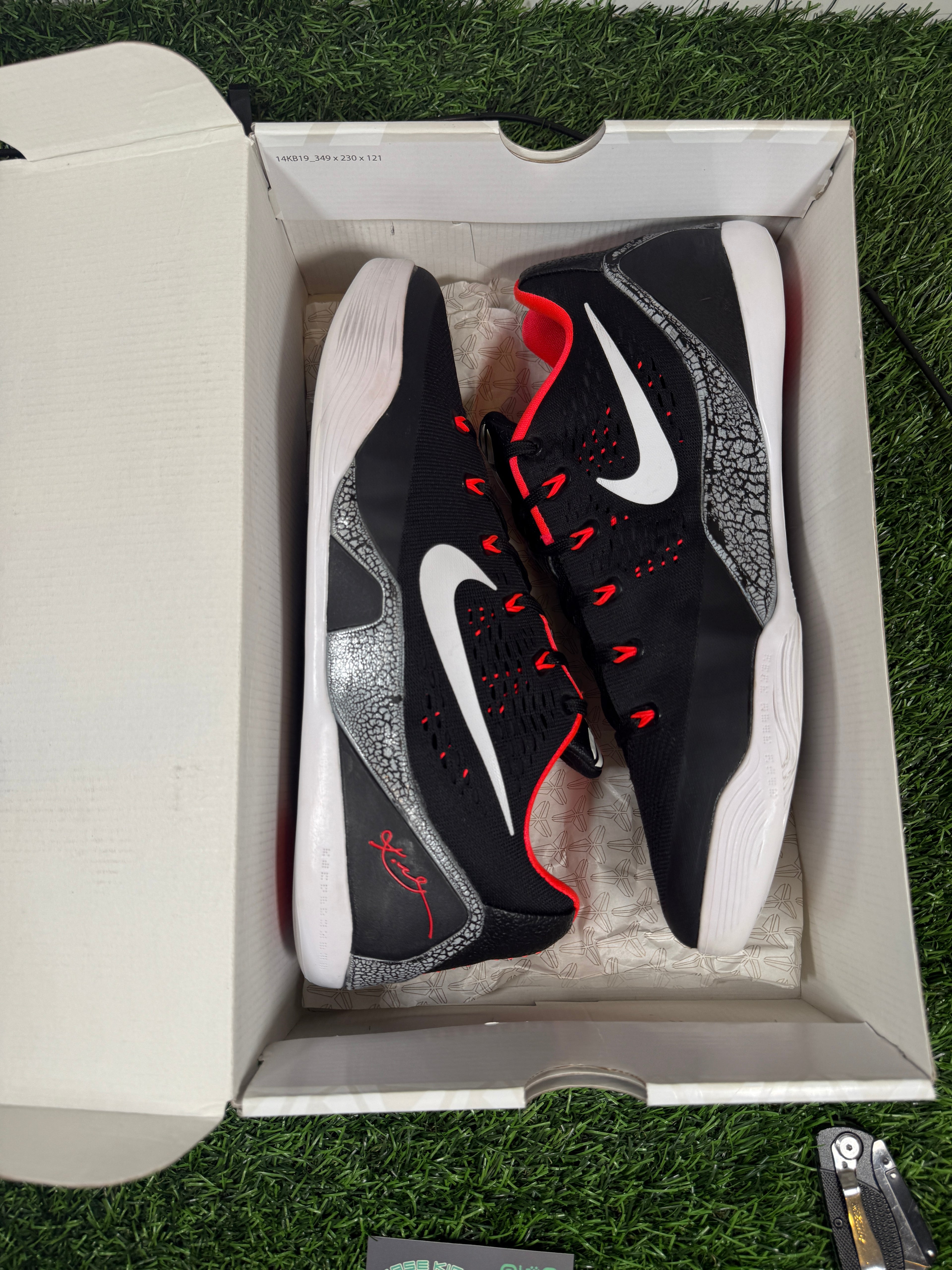 Kobe 9 “Laser Crimson” (Size 12)-Mase Kicks