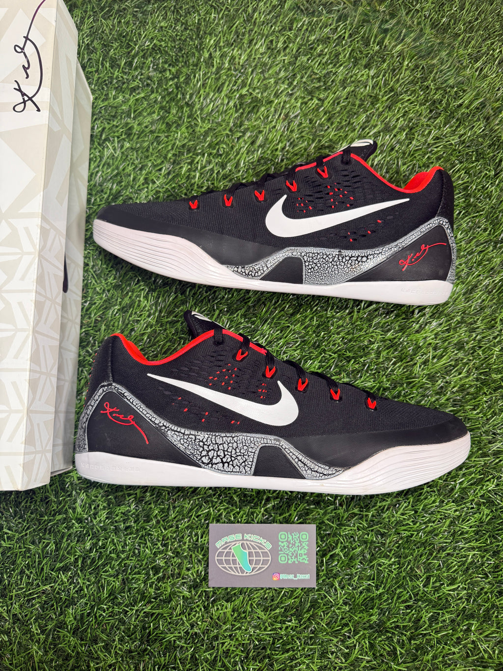 Kobe 9 “Laser Crimson” (Size 12)-Mase Kicks