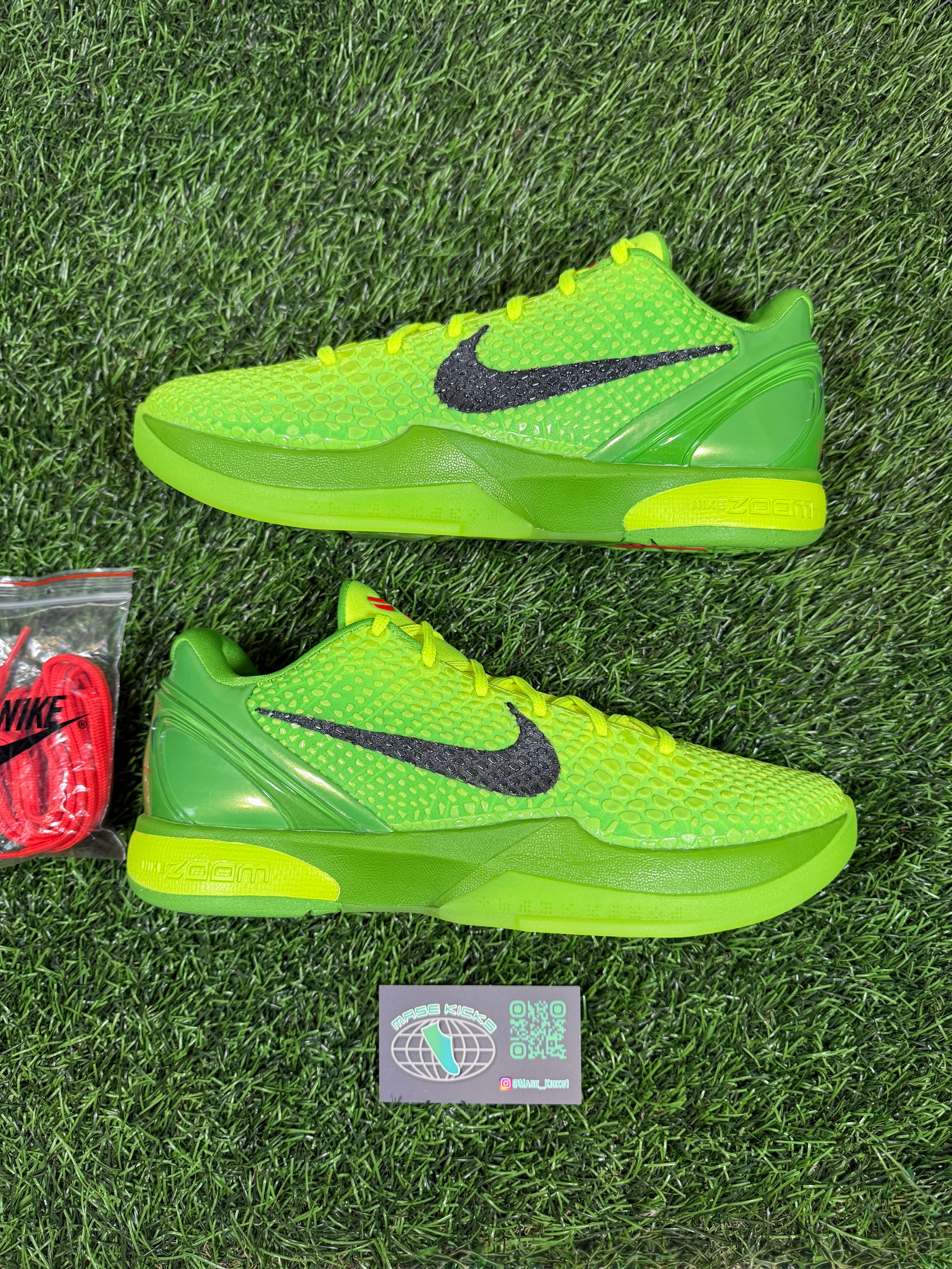 Kobe 6 “Grinch” (Size 10)-Mase Kicks