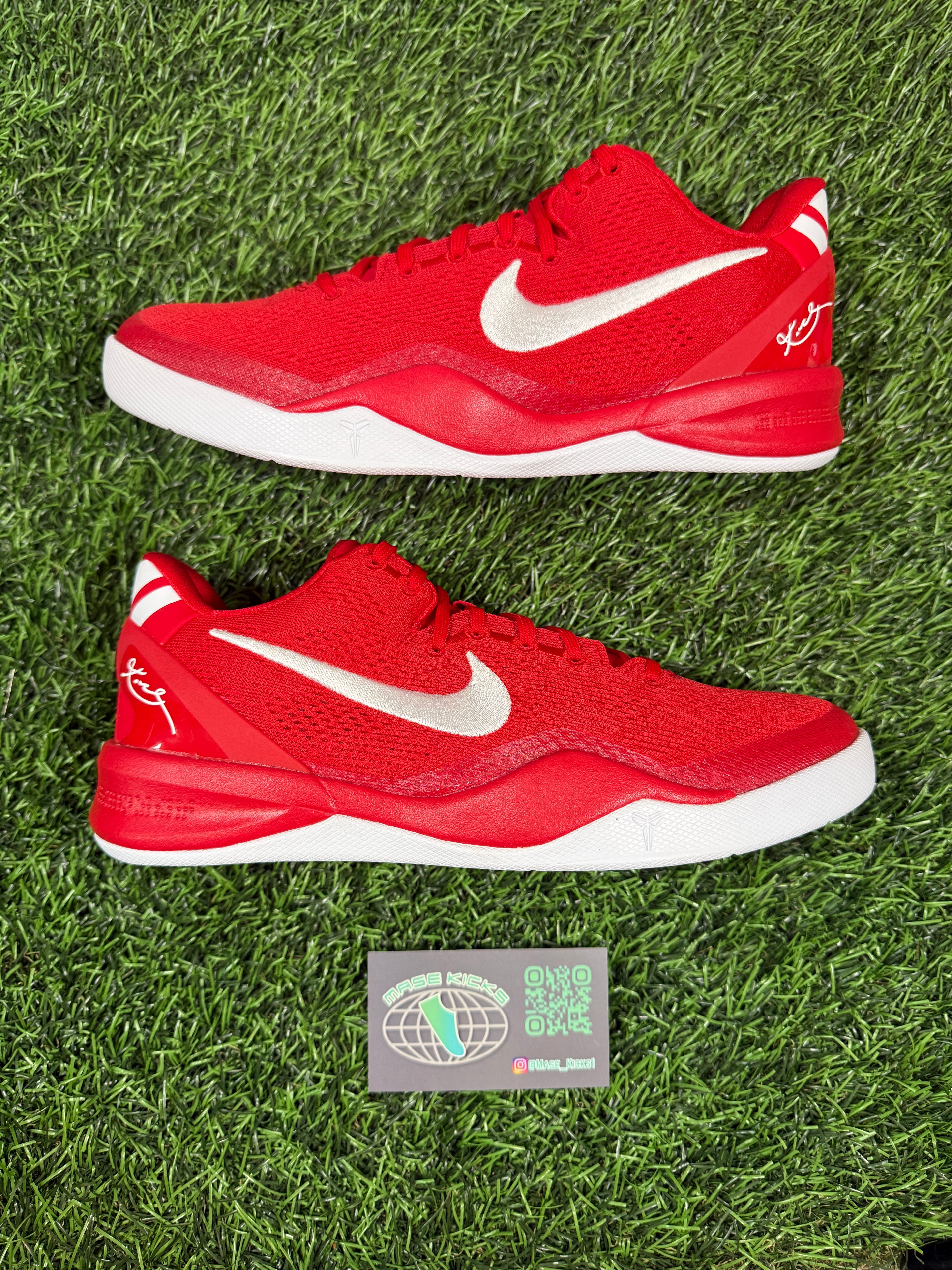Kobe 8 “Uni Red” (Size 6Y)-Mase Kicks