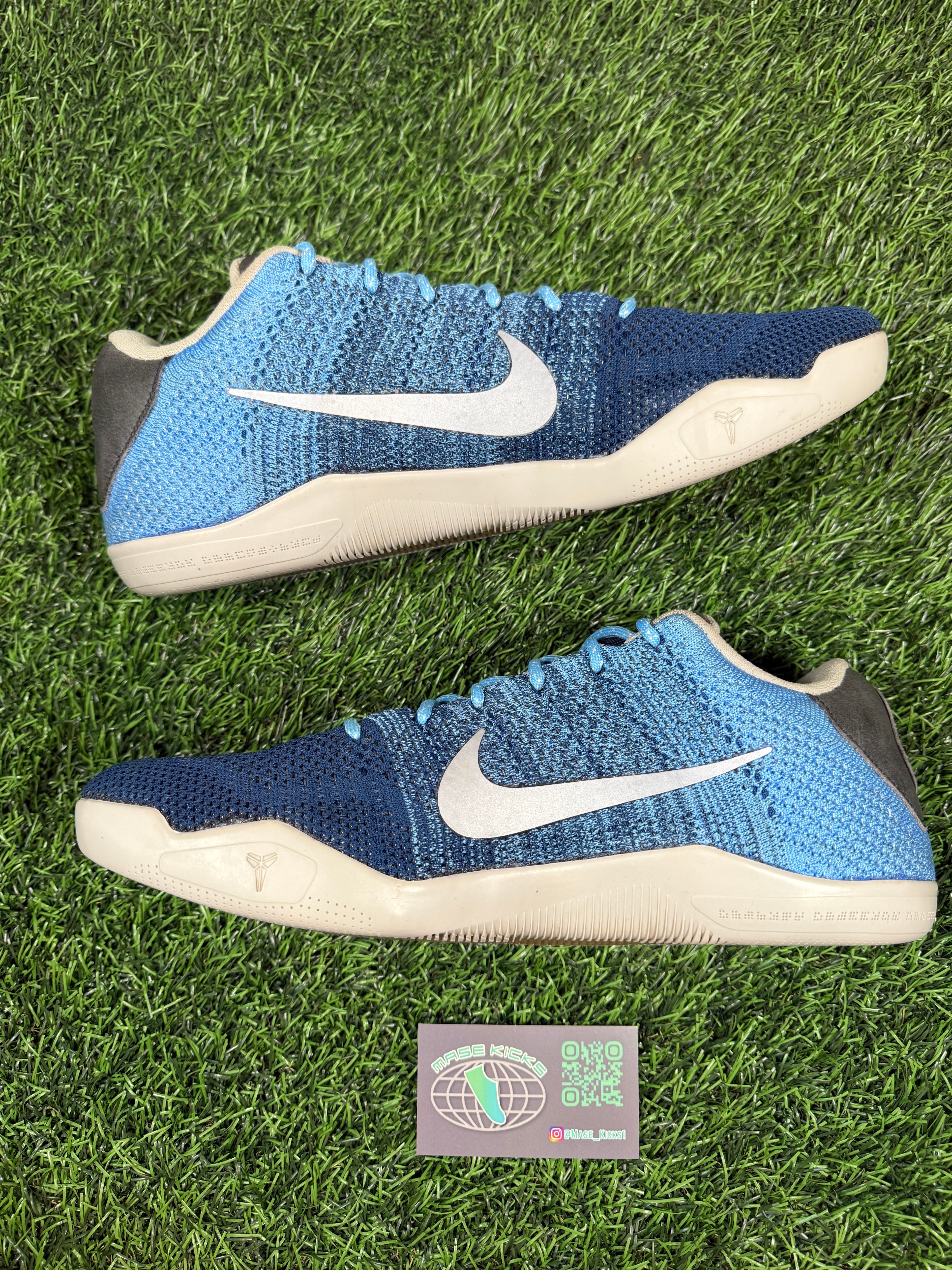 Kobe 11 “Brave Blue” (Size 12)-Mase Kicks