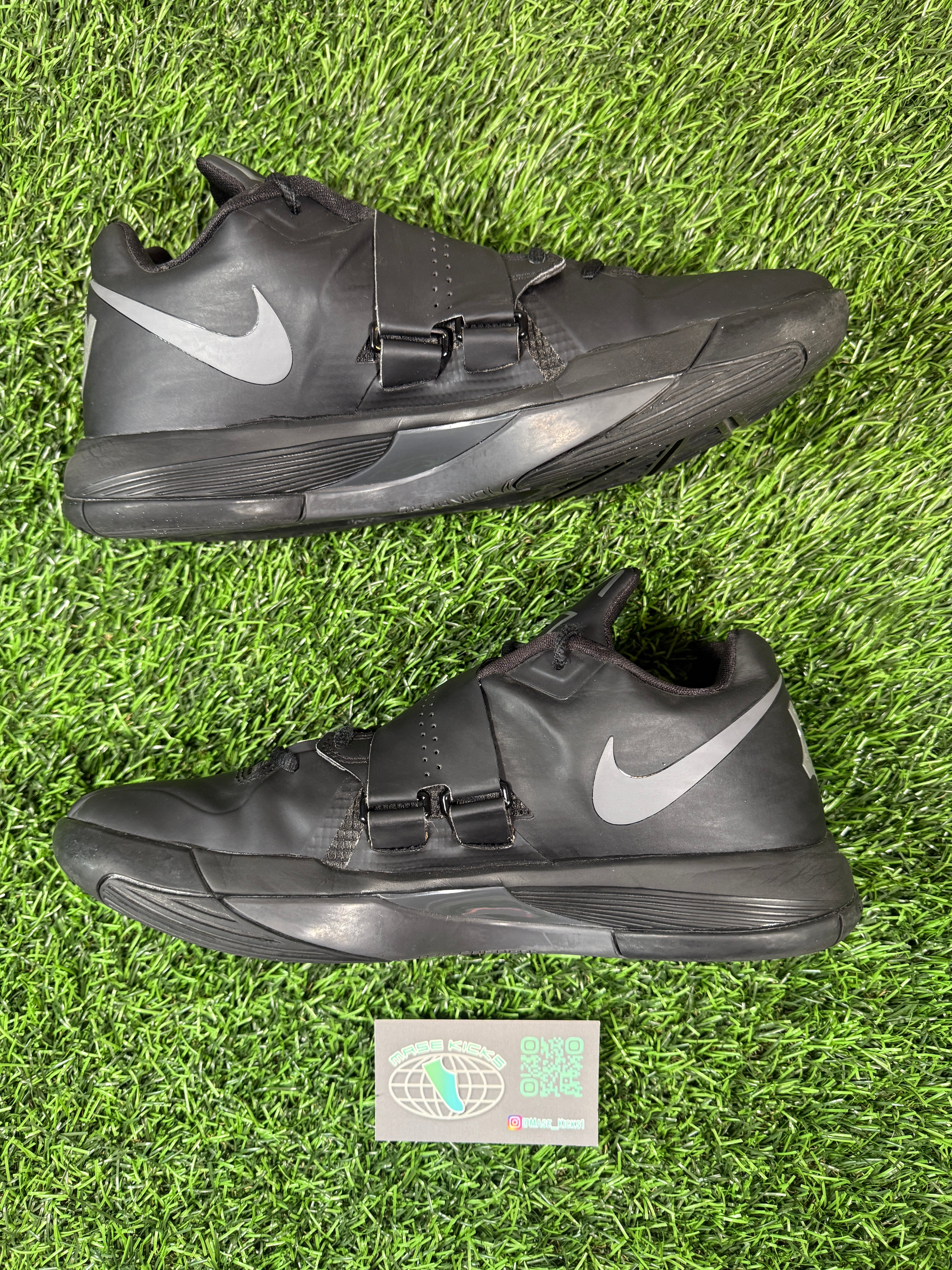KD 4 “BlackOut” (Size 8.5)-Mase Kicks