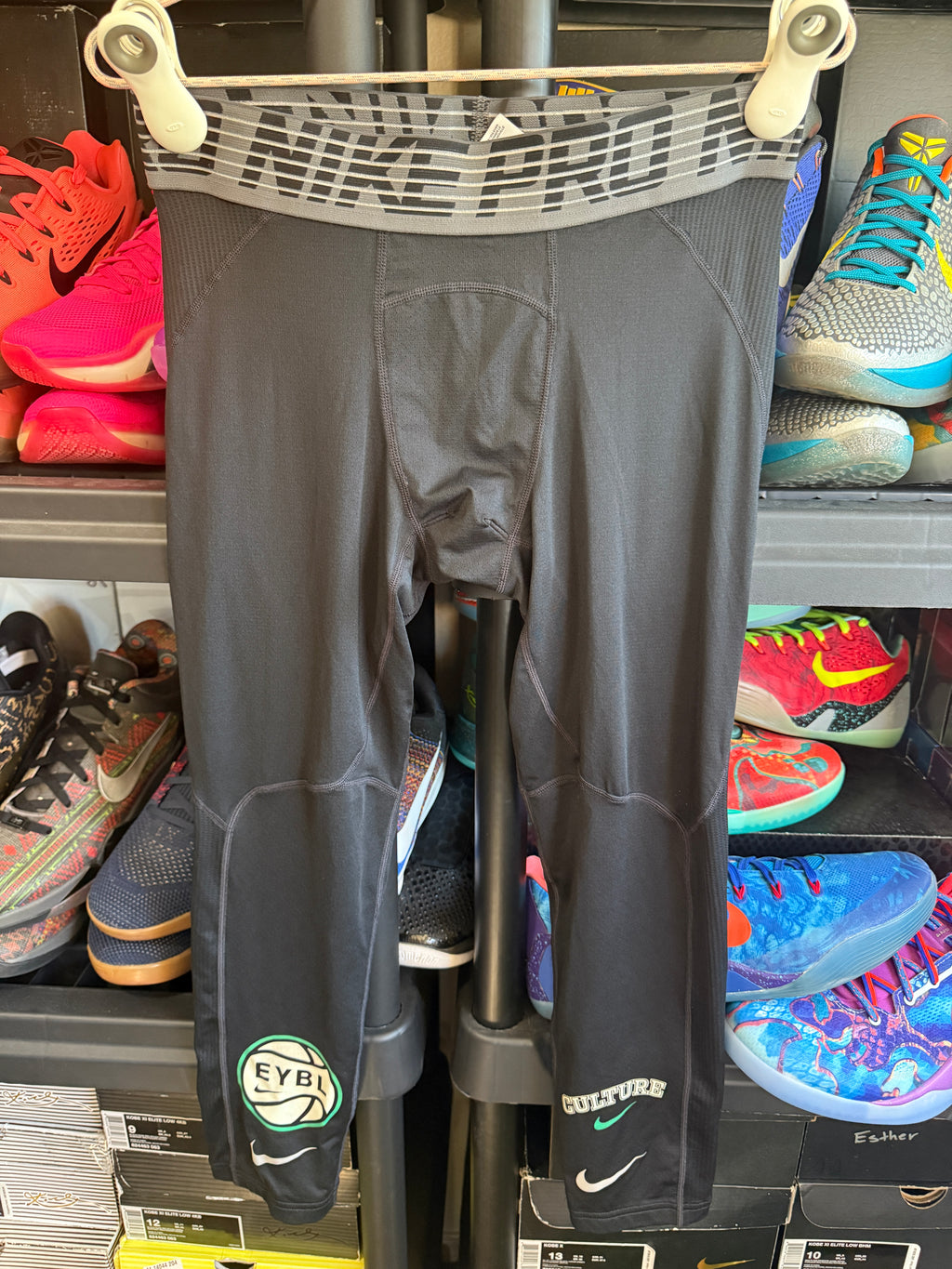 EYBL Nike Compression Pants (Size Large)-Mase Kicks