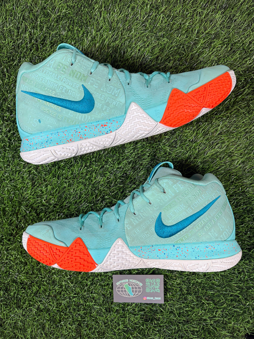 Kyrie 4 “Power is Female” (Size 14)-Mase Kicks
